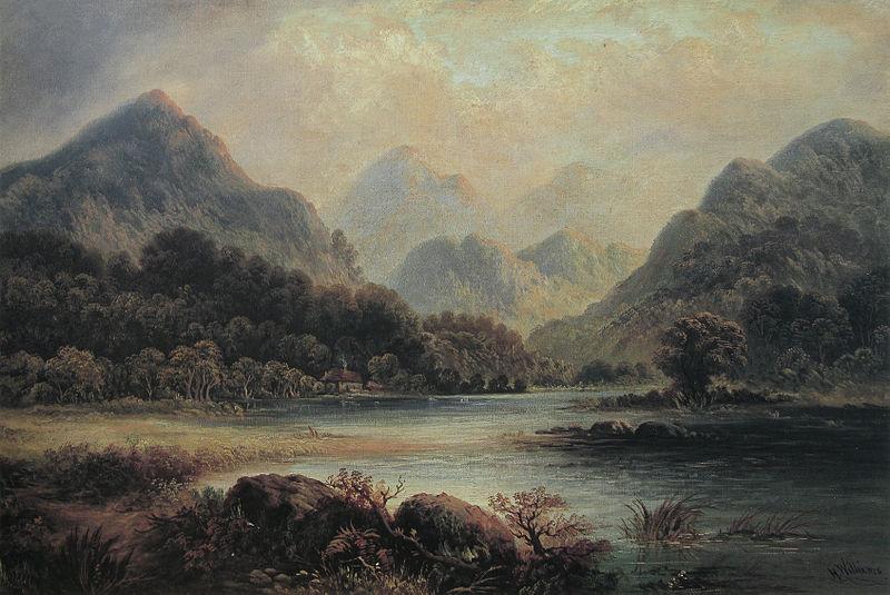 Hugh William Williams Glencoe France oil painting art